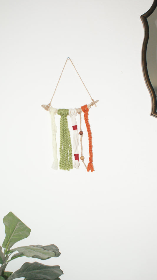 Pepper's Warm Tassel Wall Hanging